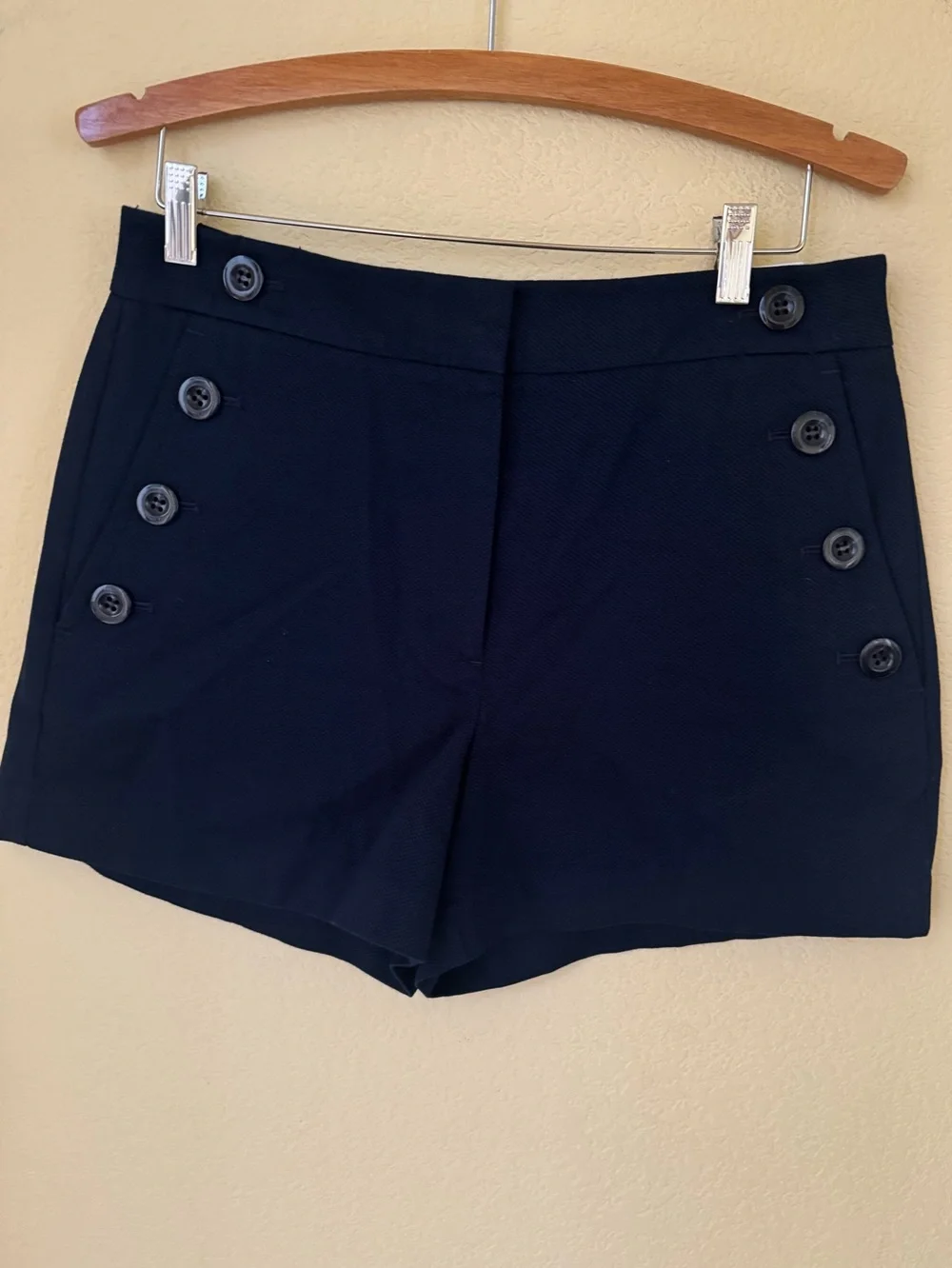 Ann Taylor Factory Navy Blue Sailor Short Size 8 NEW - Picture 1 of 3